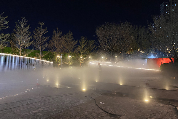 深圳中海陽光橡樹園霧森噴霧系統(tǒng)